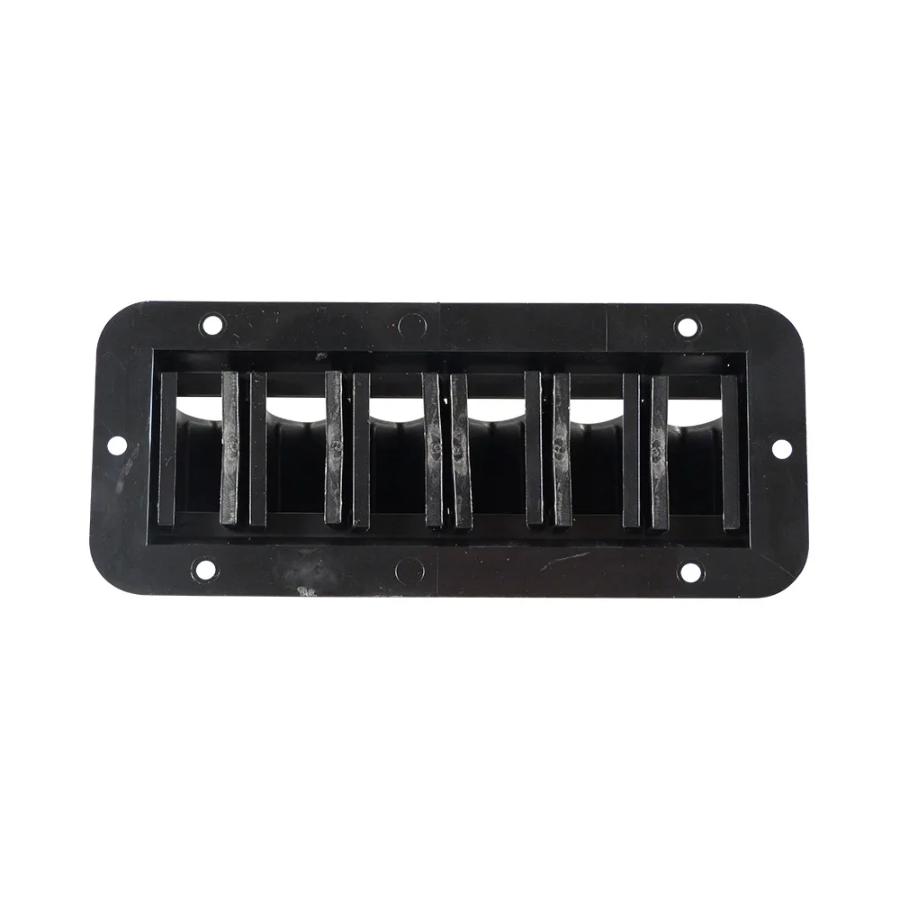 Soporte de cable ABS 110x65mm - 4 bucles - Blanco imagen 3