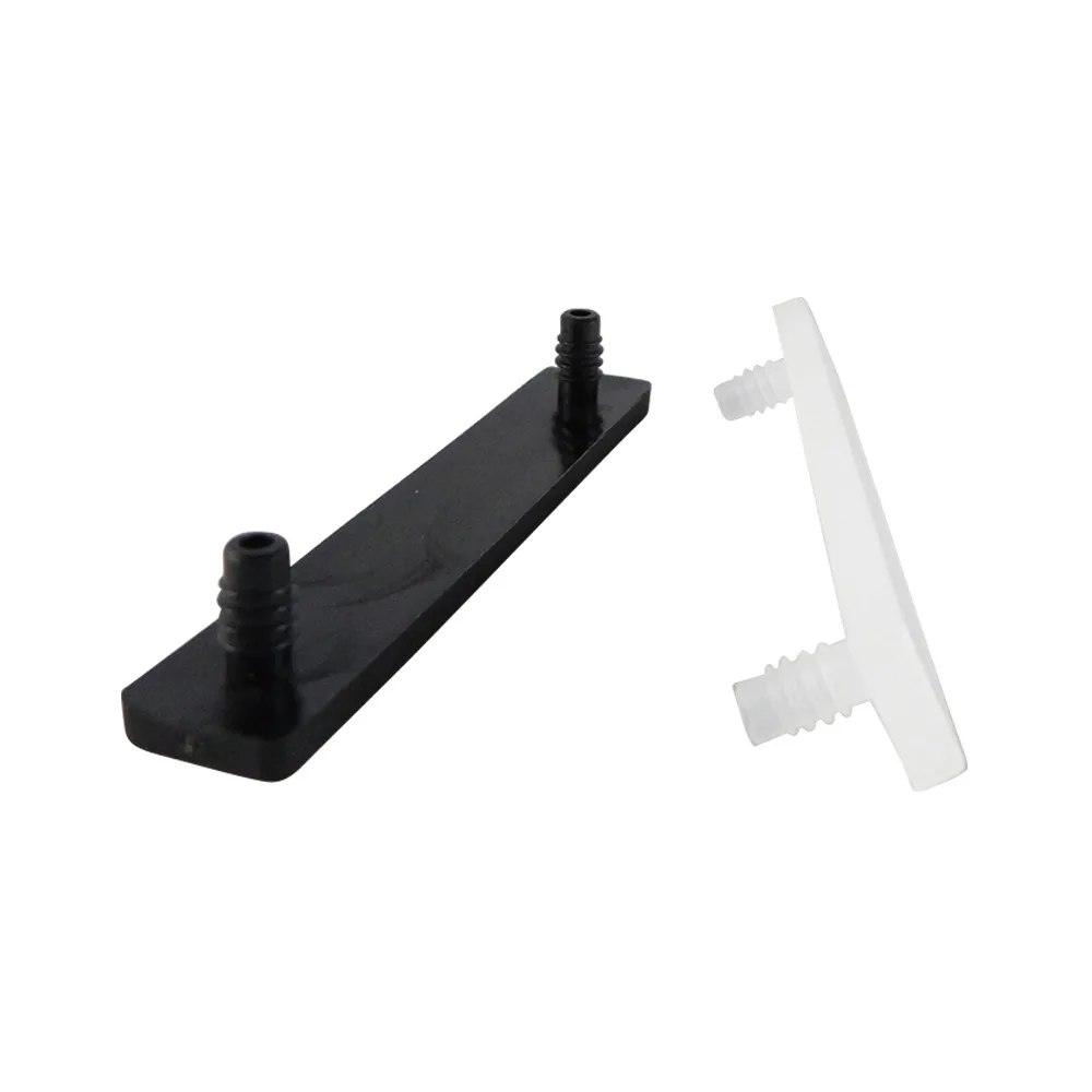 Placa deslizante PA para tubo 80 x 10 x 4mm - vástago Ø5.8mm - Negro imagen 2