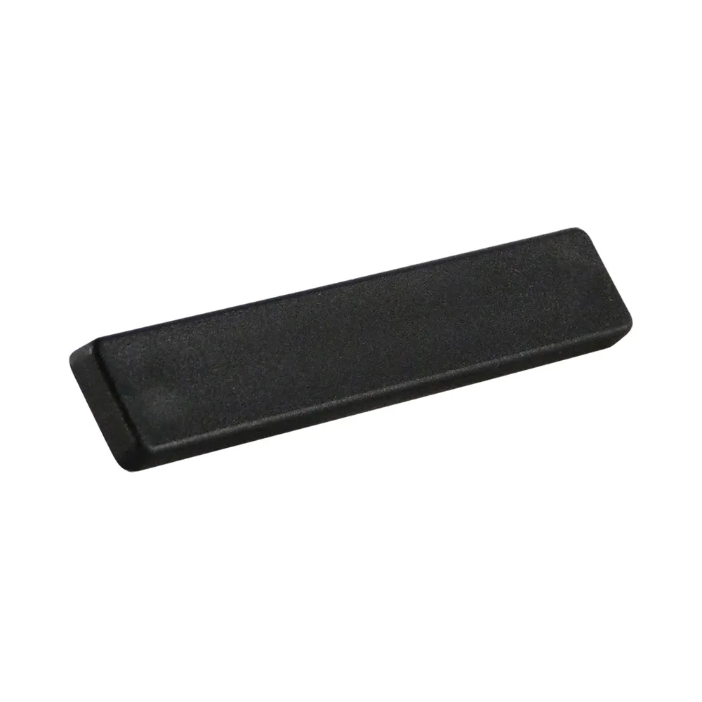 Placa deslizante PA para tubo 80 x 10 x 4mm - vástago Ø5.8mm - Negro