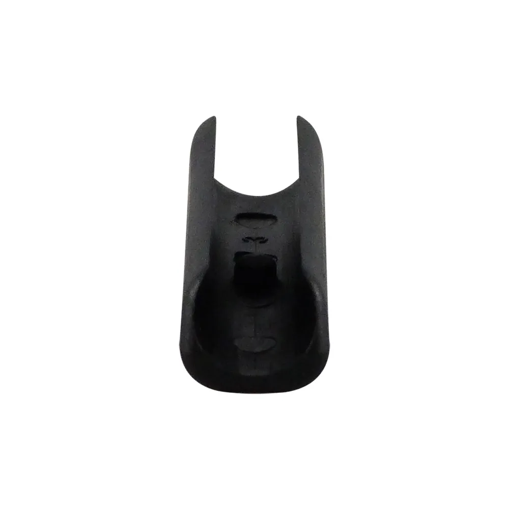 Deslizador rectangular para tubos autobloqueante PP - Ø10-11mm - Negro