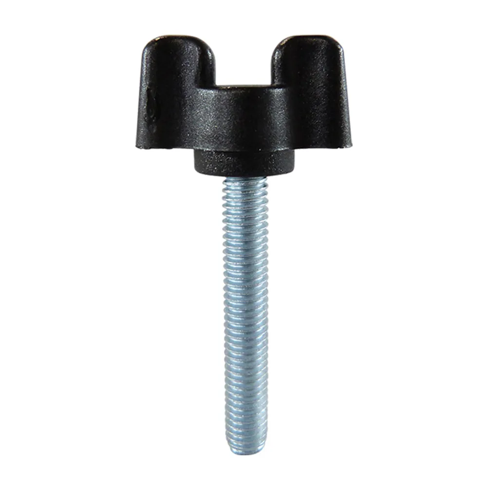 Tornillo de mariposa PA - modelo 2 - 25mm - M4x20mm St - Acero Cincado - Negro
