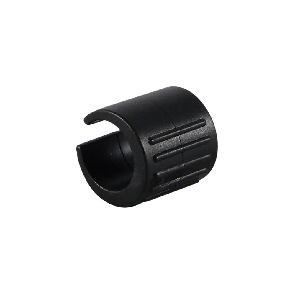 Taco deslizador rectangular para tubos autoblocante PE - Ø20-22mm - sin vástago - Blanco imagen 4