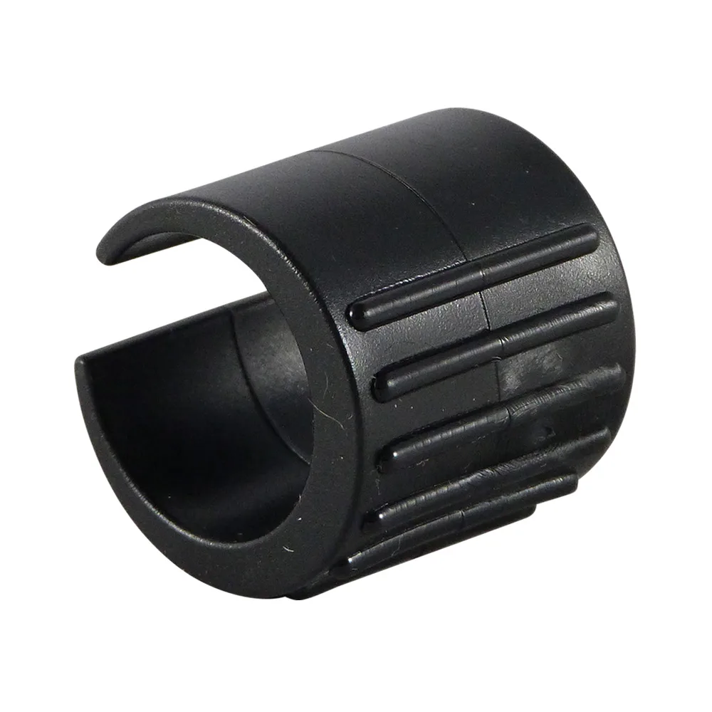 Taco deslizador rectangular para tubos autoblocante PE - Ø20-22mm - sin vástago - Blanco