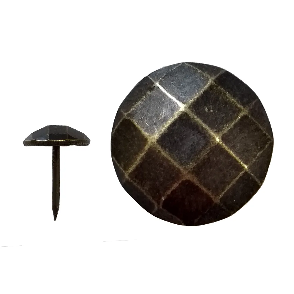 Clavo decorativo modelo 17 Ø16.0x5.0mm - Cobre viejo - Pulido