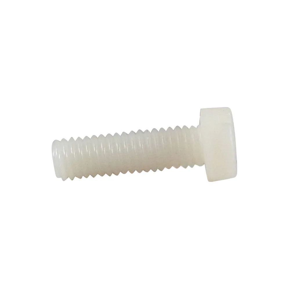 Tornillo de cabeza cilíndrica ranurada PA - DIN 84 - M12x25mm - Natural imagen 5