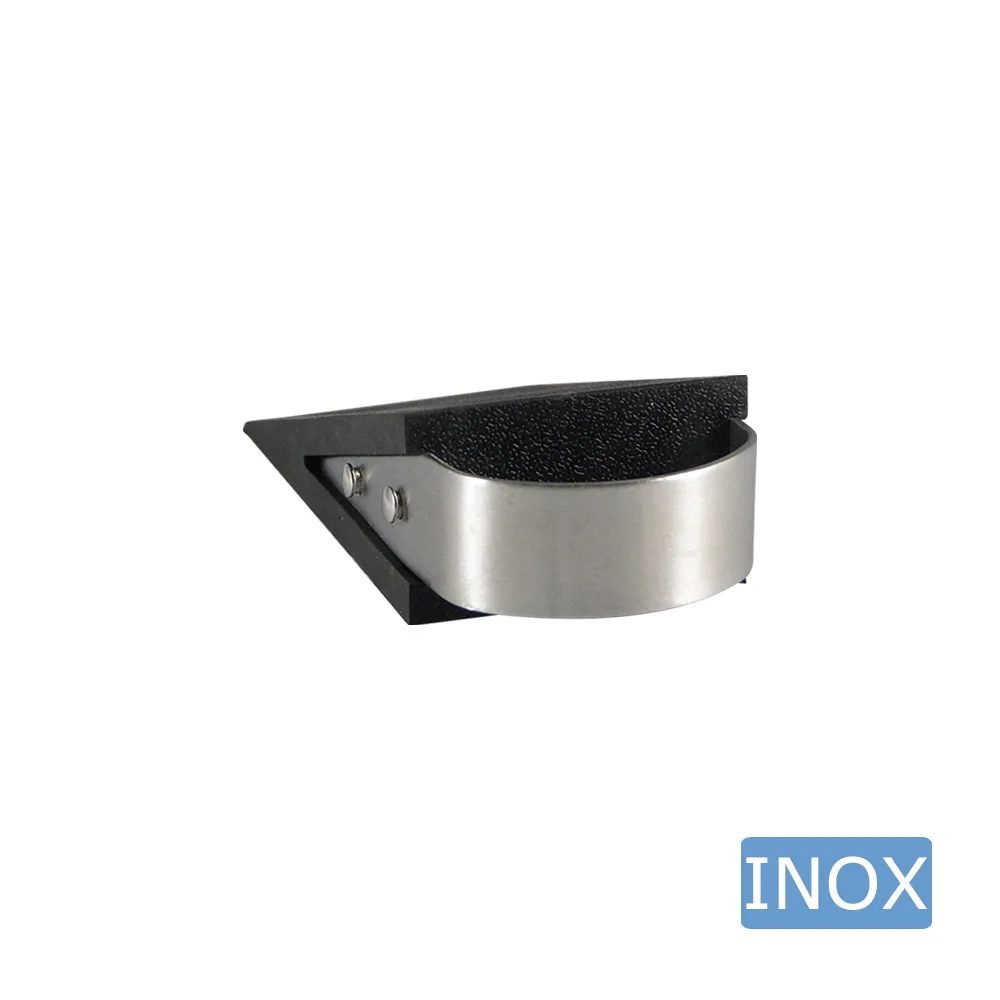 Tope de puerta redondo Ø110x60mm - Acero inoxidable imagen 3