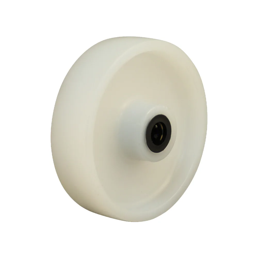 Rueda de plástico PA Ø250mm - Cojinete de deslizamiento - agujero del eje Ø25mm - banda de rodadura Plástico imagen 2