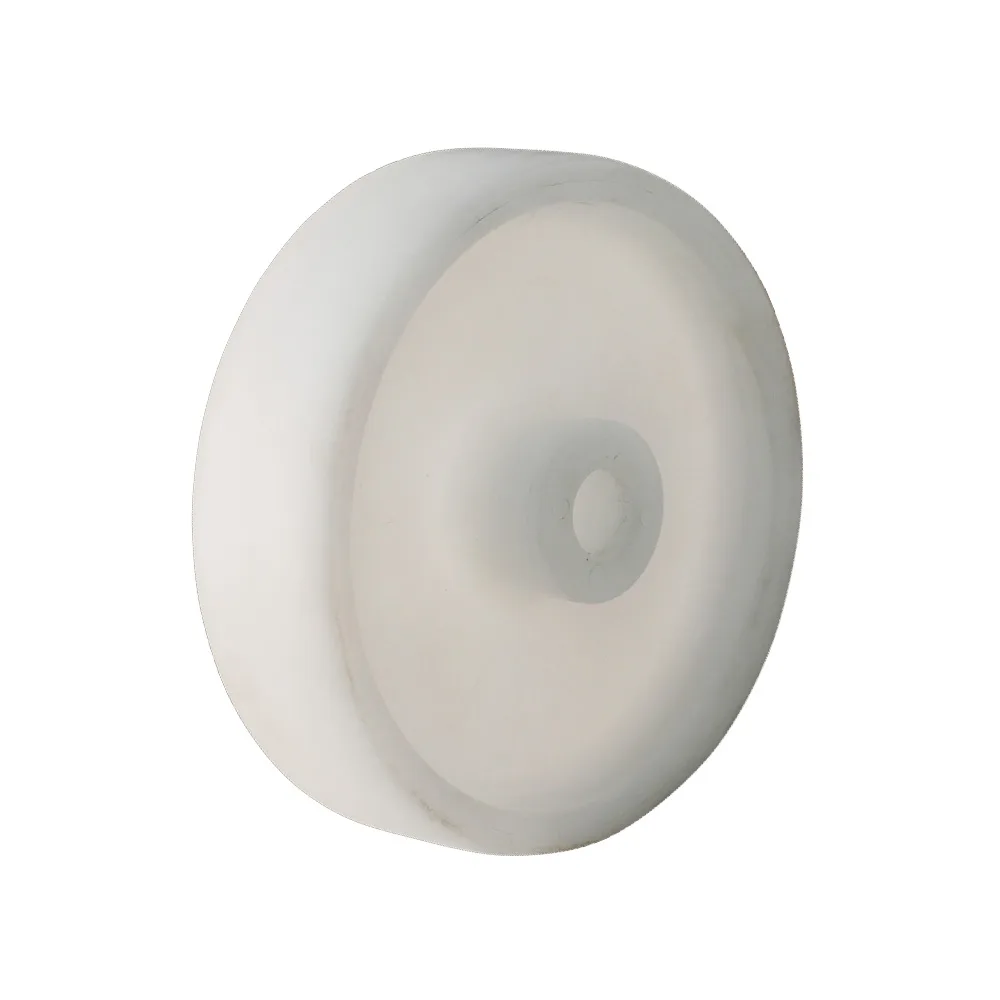 Rueda de plástico PA Ø250mm - Cojinete de deslizamiento - agujero del eje Ø25mm - banda de rodadura Plástico