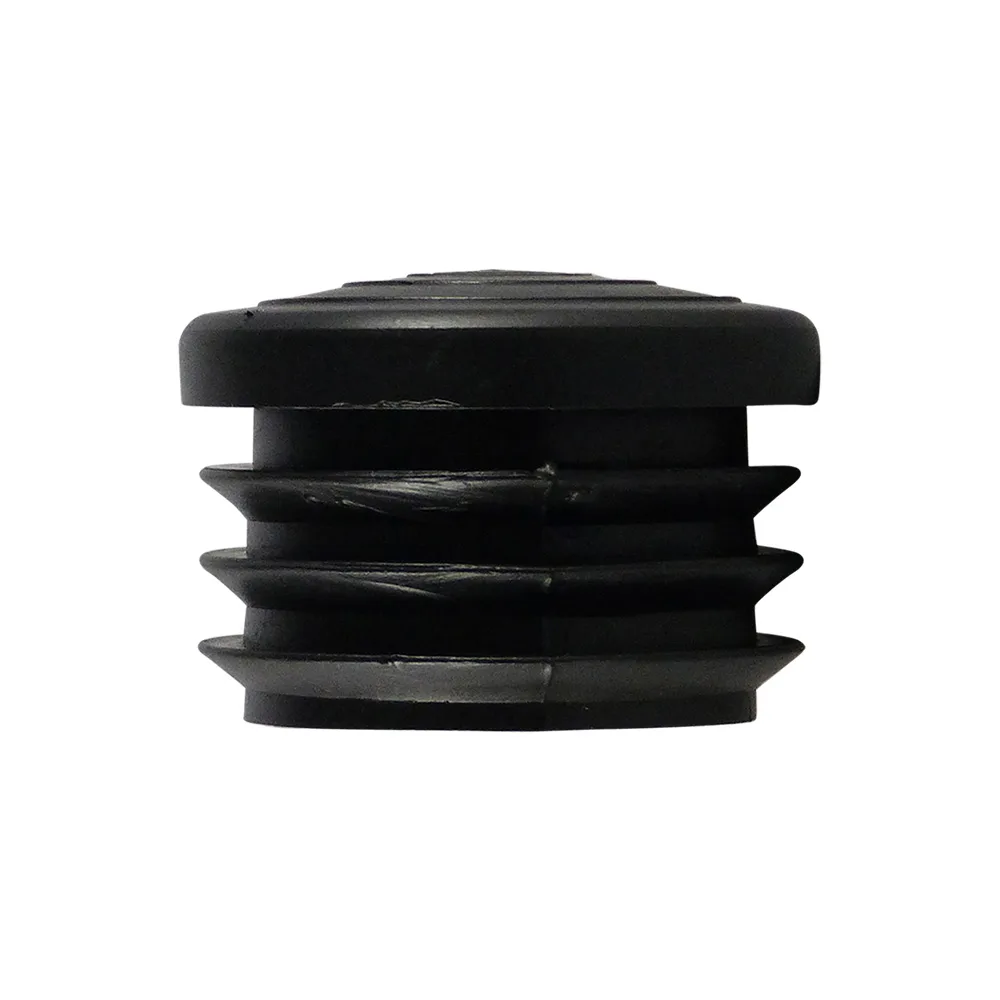 Contera semiesférica con aletas Ø10mm - 1.0-2.0mm - cabeza maciza - Negro imagen 2