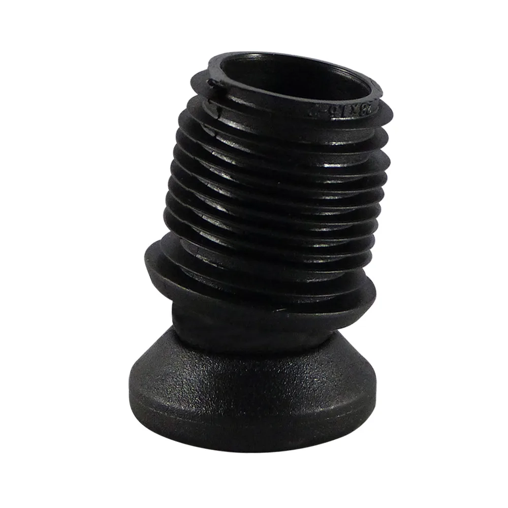 Contera de suelo PA Ø20mm - 1.5-2.0mm - vástago metálico - rótula - negro