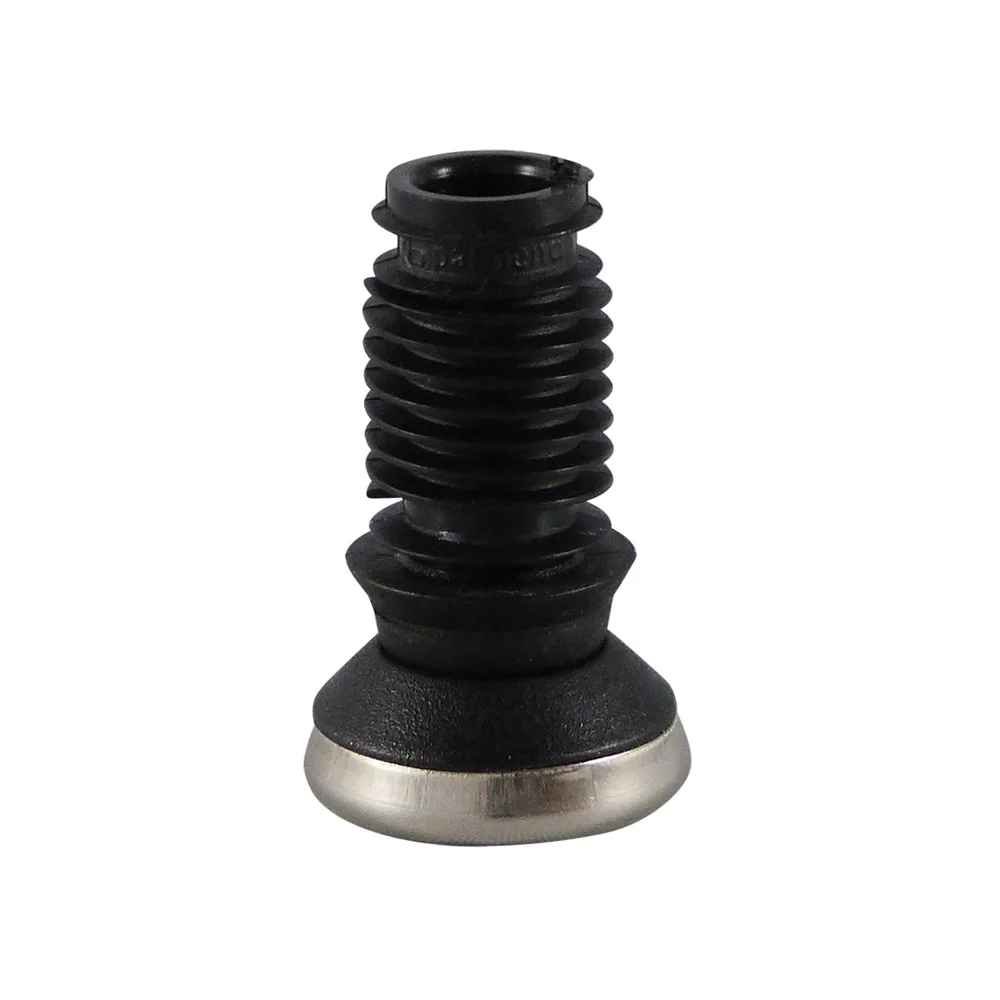Contera redonda flexible con base de acero inoxidable