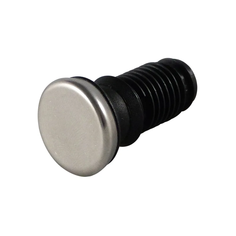 Contera redonda flexible con base de acero inoxidable