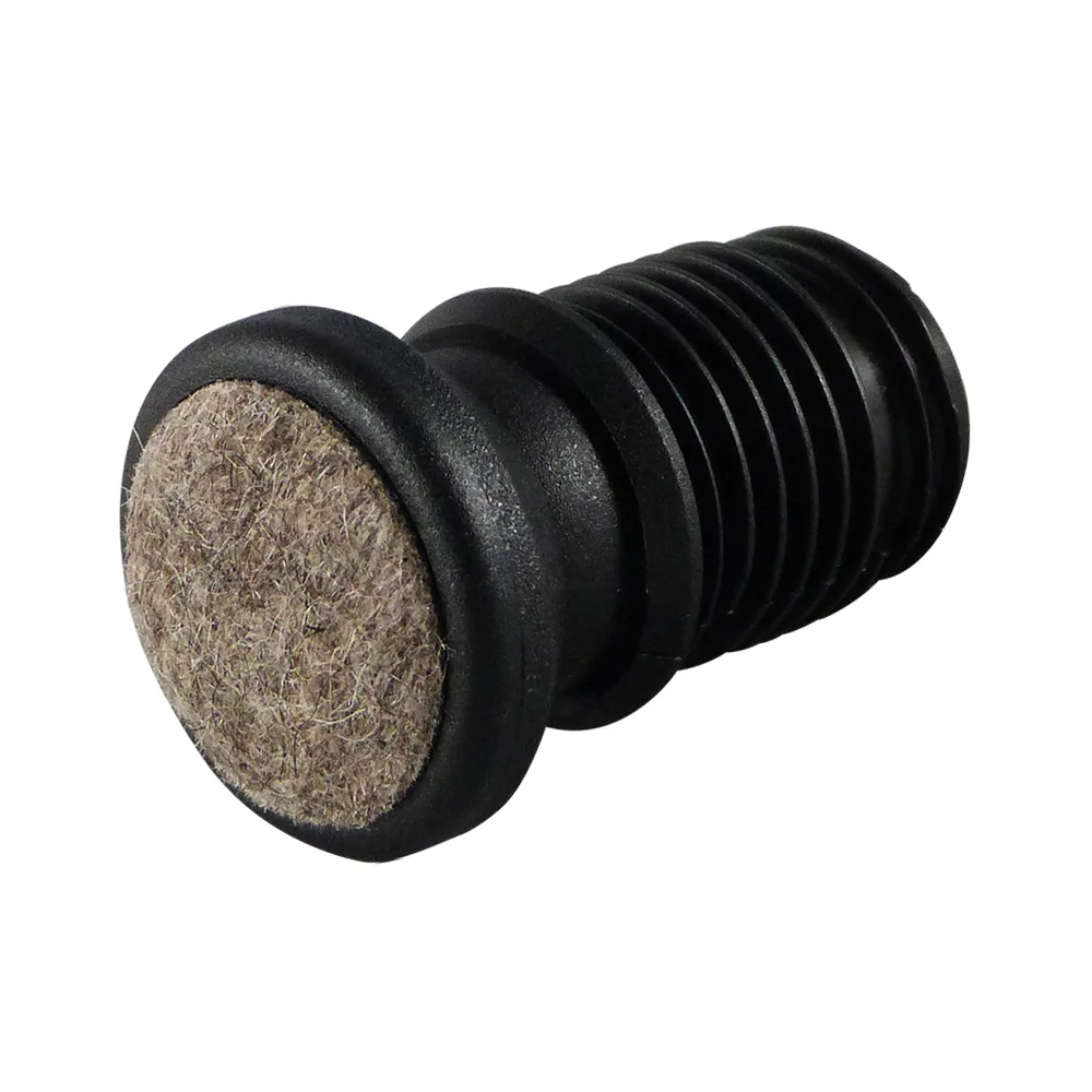 Contera redonda flexible con base de fieltro