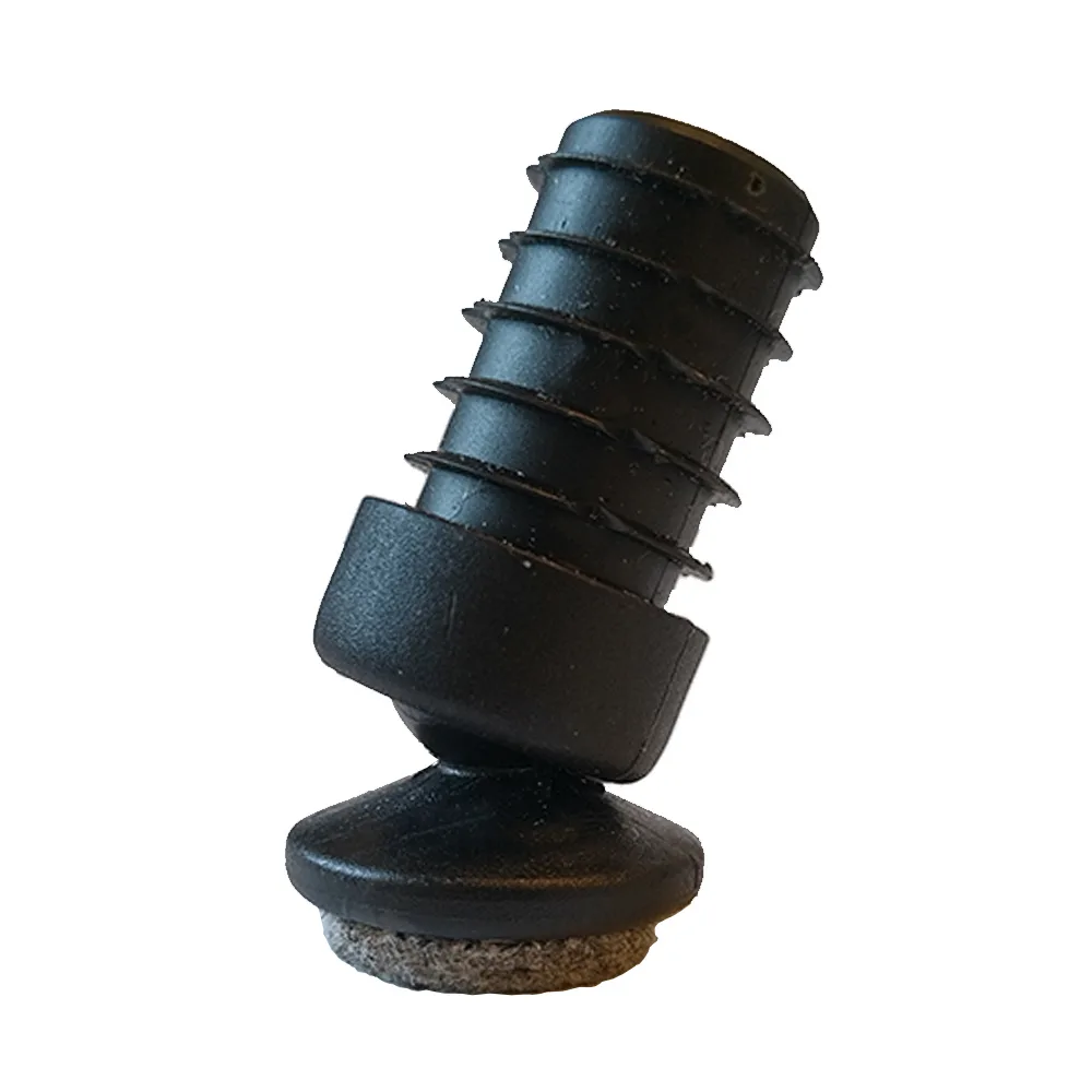 Contera redonda flexible con base de fieltro