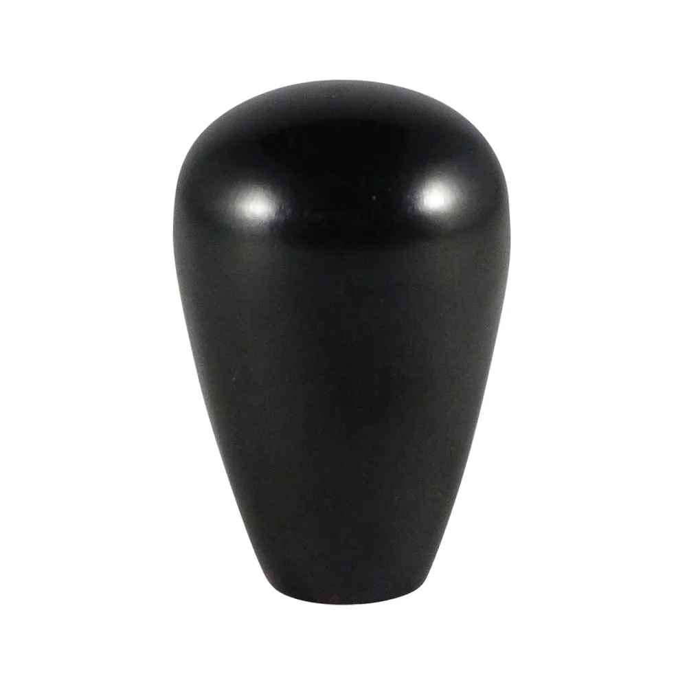 Pomo ovalado baquelita Ø29x44mm - Casquillo roscado M8 - Negro
