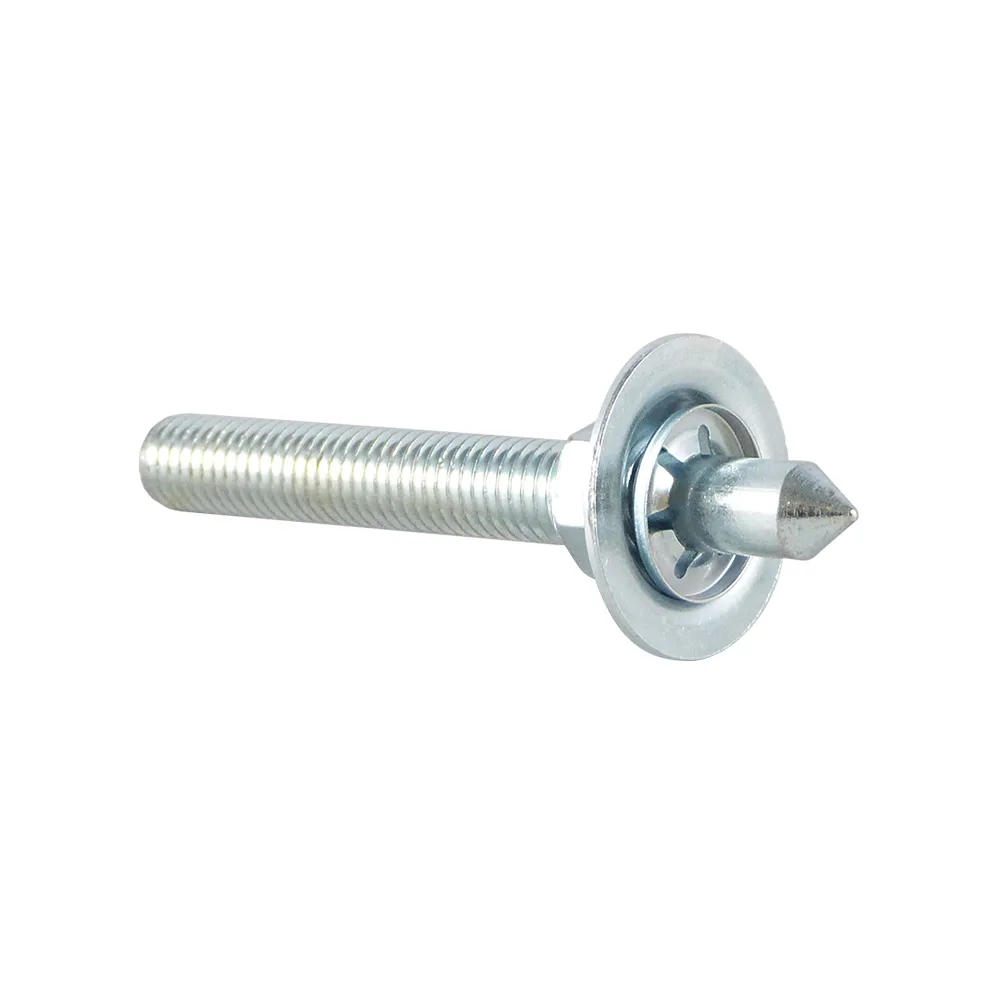 Pie de sujeción redondo para techo Ø80 - M10x55 - Zinc imagen 3