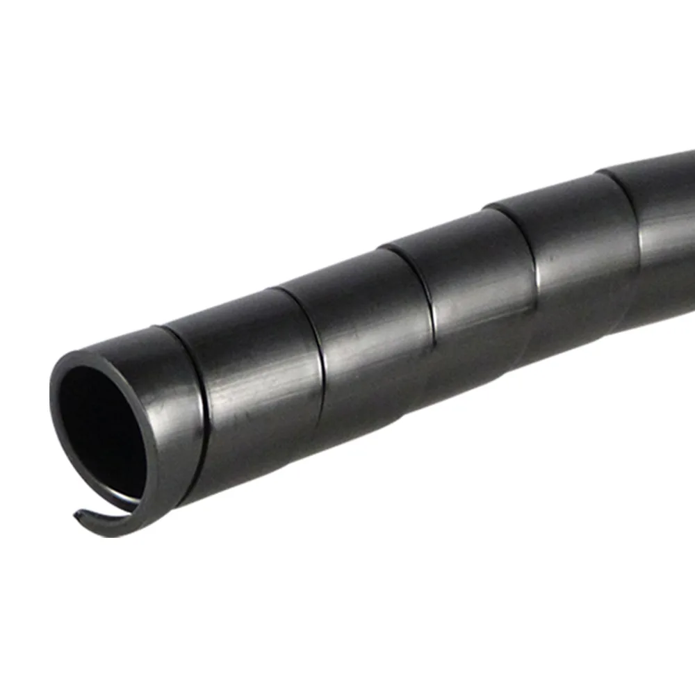 Funda protectora en espiral PE-HD 40-80 - 1m - Negro