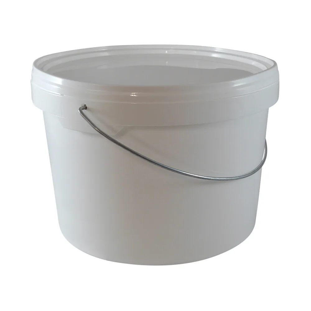 Cubo PP 3.0 litros con tapa - Blanco imagen 2
