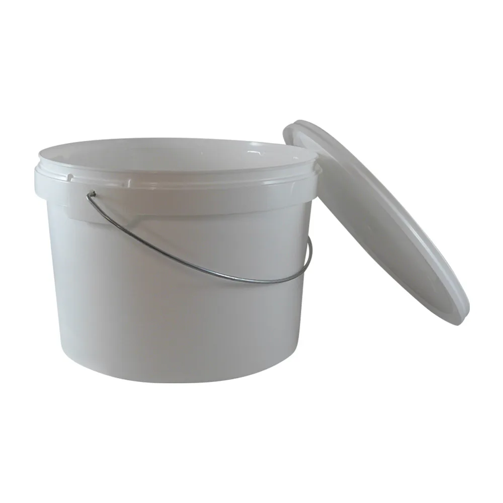 Cubo PP 3.0 litros con tapa - Blanco