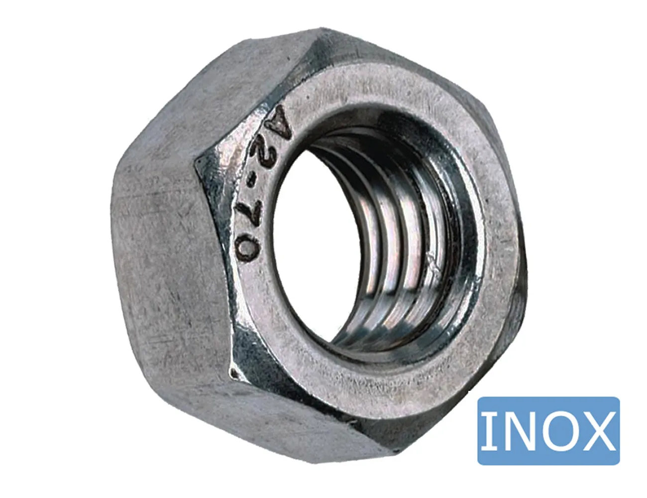 Tuerca hexagonal - DIN 934 - acero inoxidable A2 – Tuercas