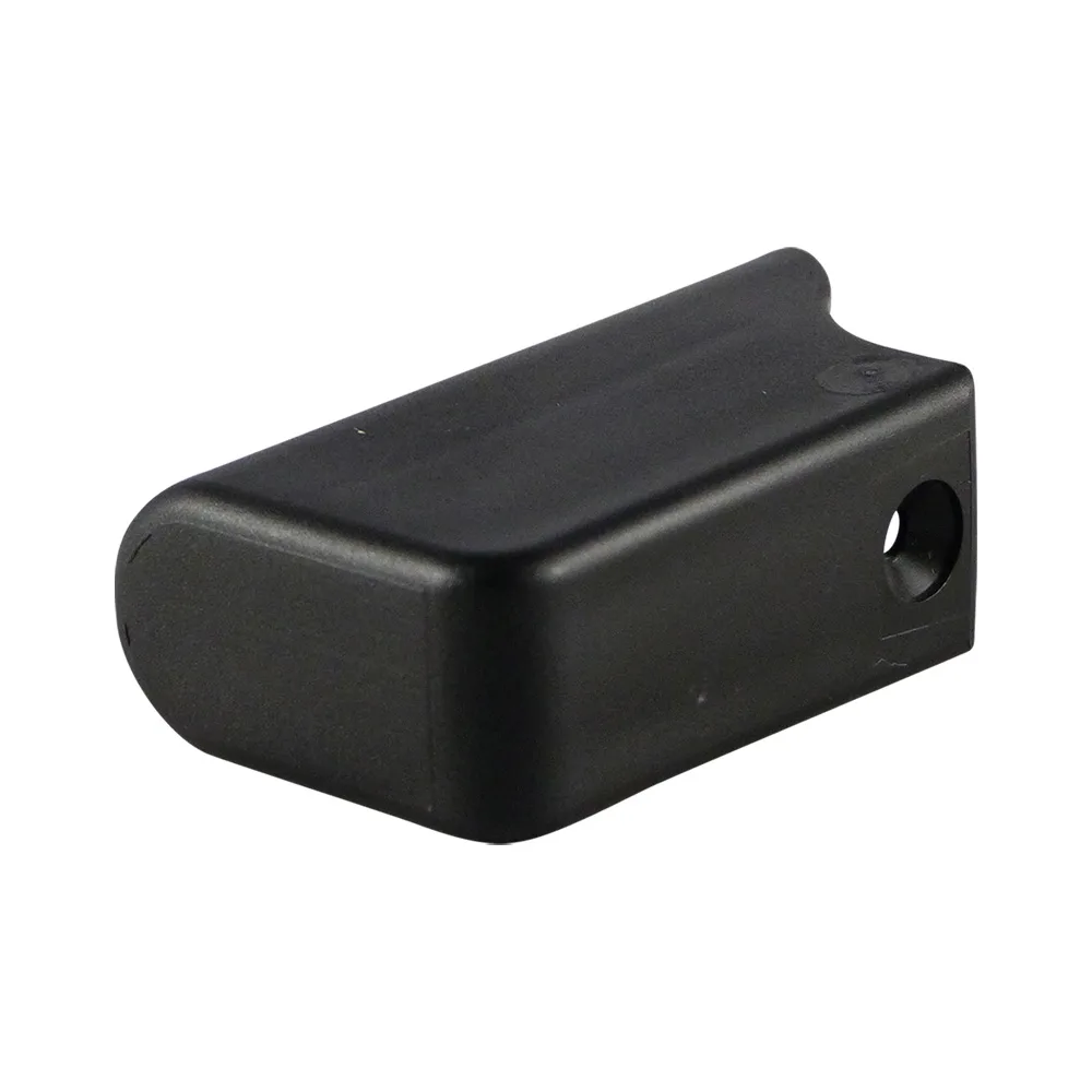 Contera exterior envolvente para tubo ovalado PE - Ø20x38mm - Negro imagen 3