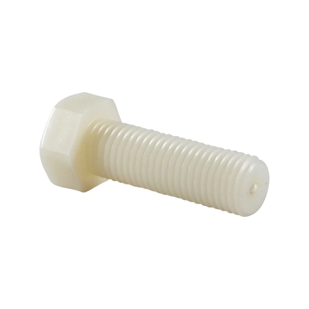 Tornillo de cabeza hexagonal PA - DIN 933 - M6x8mm - Natural imagen 2