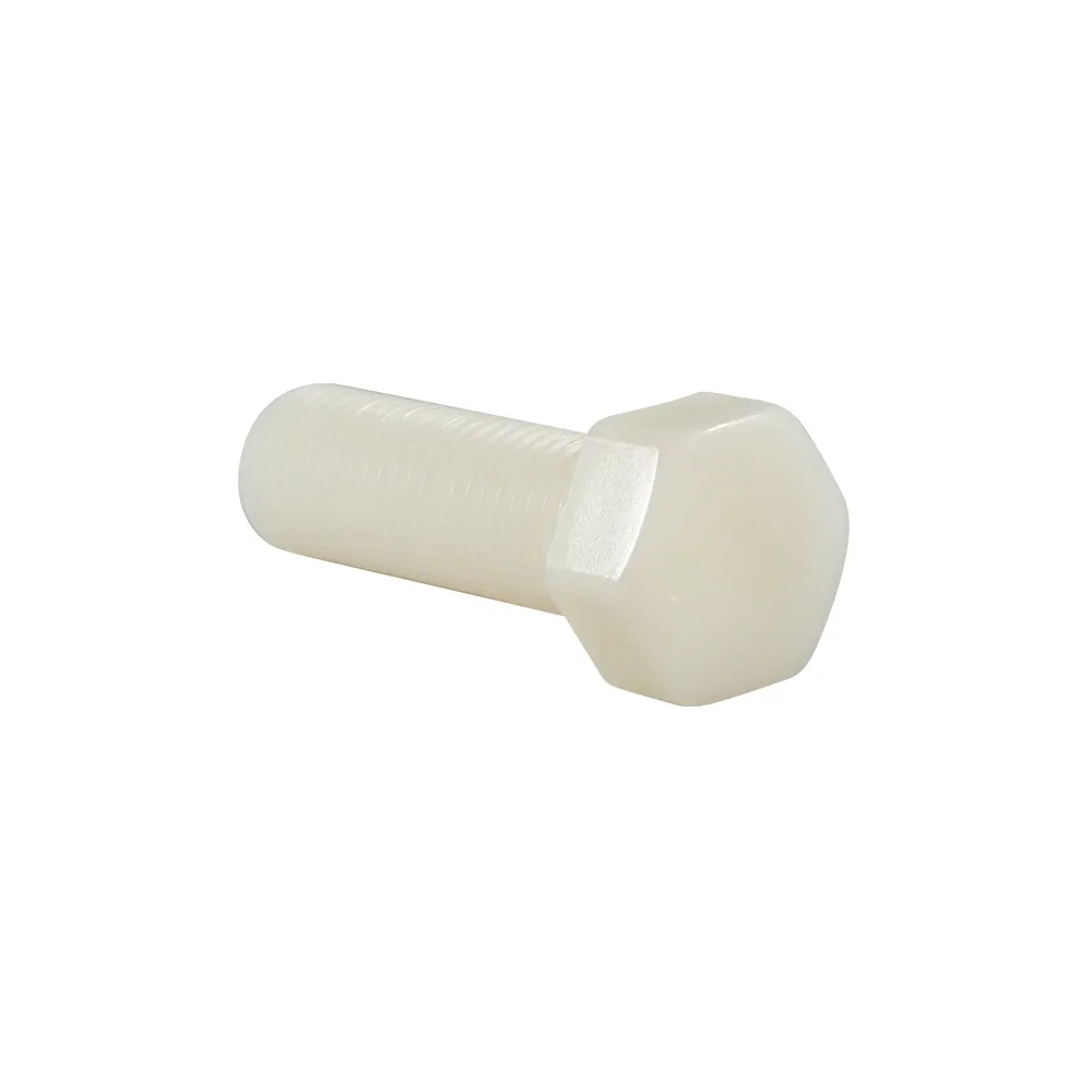 Tornillo de cabeza hexagonal PA - DIN 933 - M6x8mm - Natural imagen 3