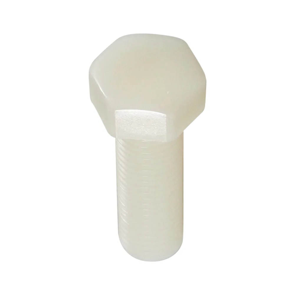 Tornillo de cabeza hexagonal PA - DIN 933 - M6x8mm - Natural