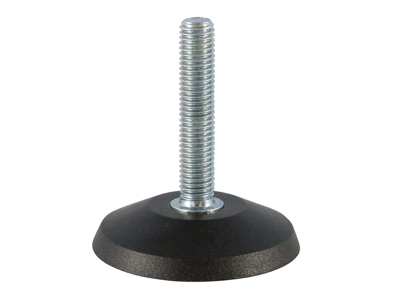 Pie nivelador con base cónica fija Ø70mm – Pies niveladores - acero