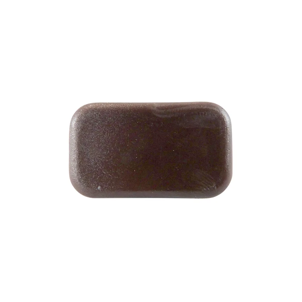 Tope deslizante rectangular con clavo - antirruido