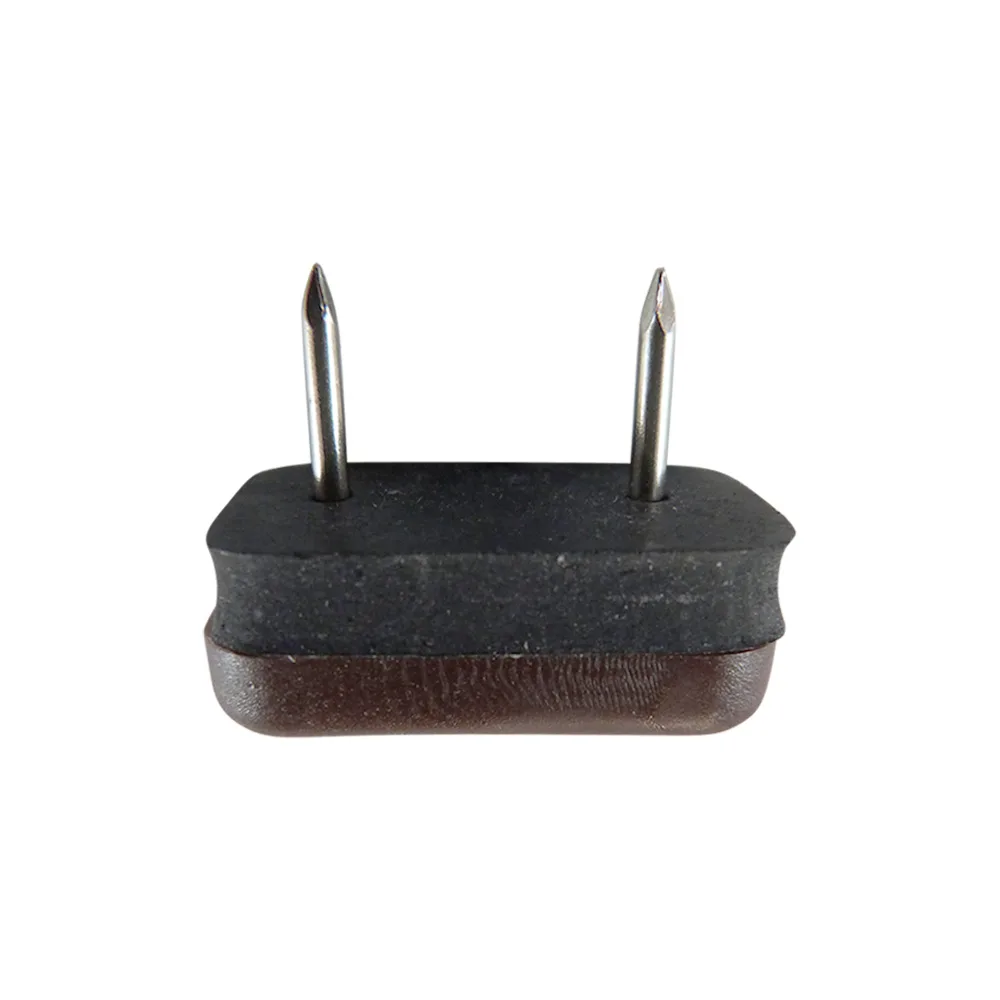Tope deslizante rectangular con clavo - antirruido