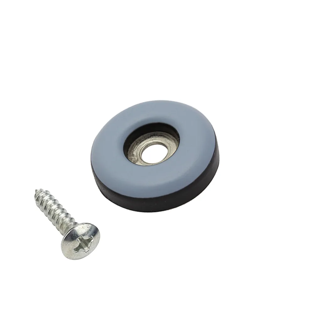 Deslizador para muebles de teflón PTFE para tubo Ø25mm - con agujero Ø4.3mm