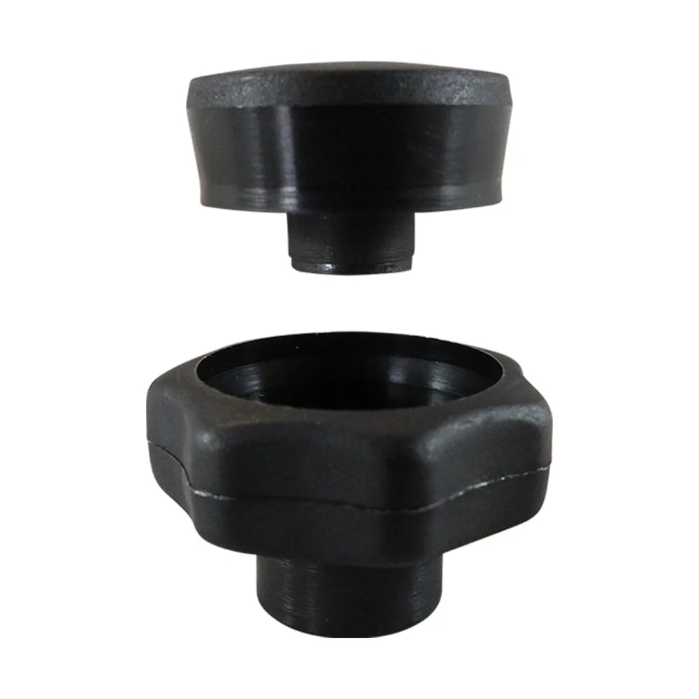 Pomo estrella Ø63mm - 2 piezas - Gris