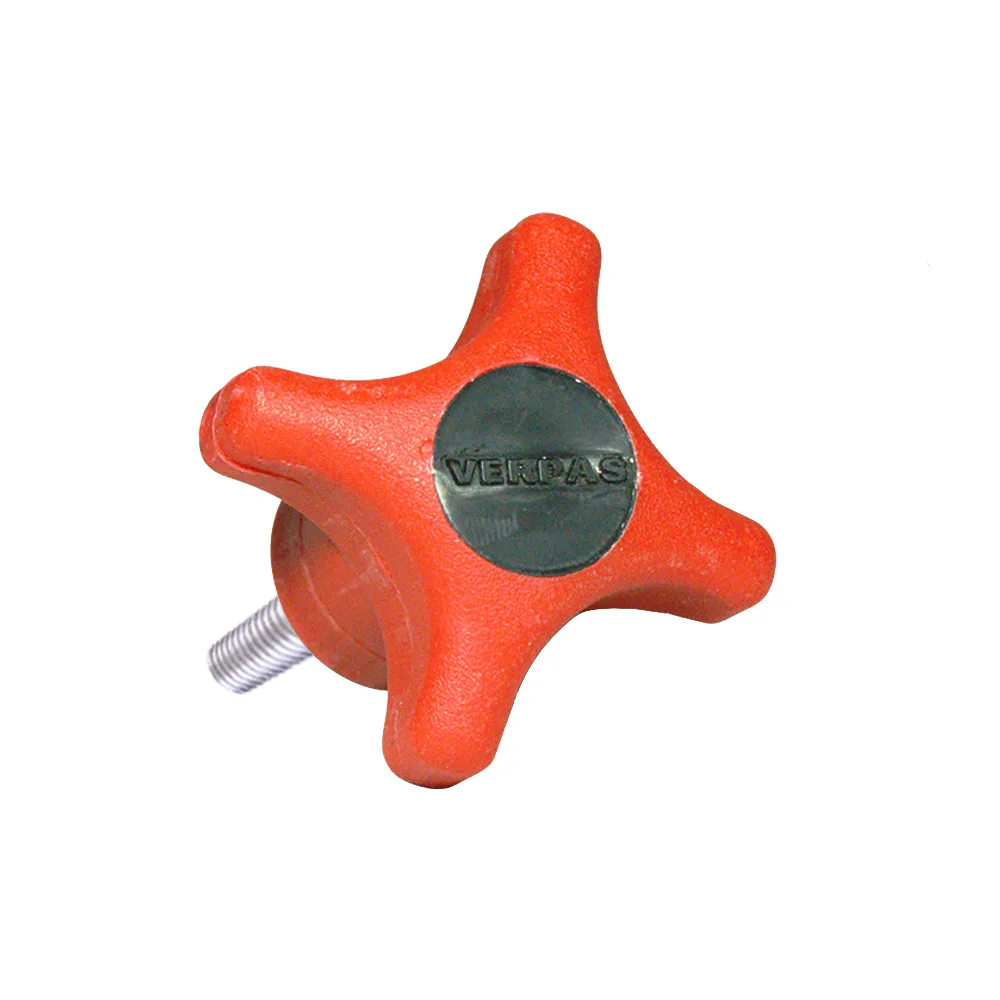 Pomo de estrella PP – DIN 6335 – rosca macho
