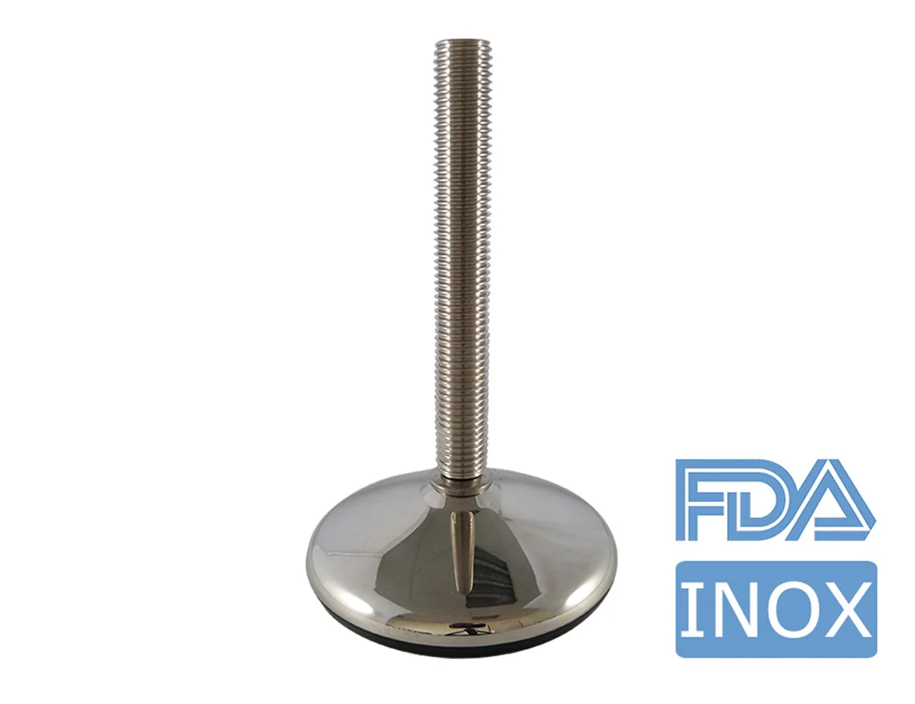 Pie nivelador inox - higiene – Pies niveladores - acero inoxidable