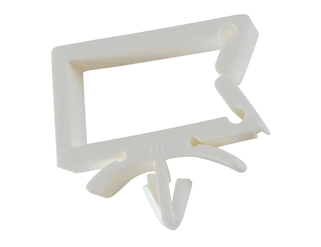 Abrazadera rectangular encajable - apertura lateral – Clips y abrazaderas de cables