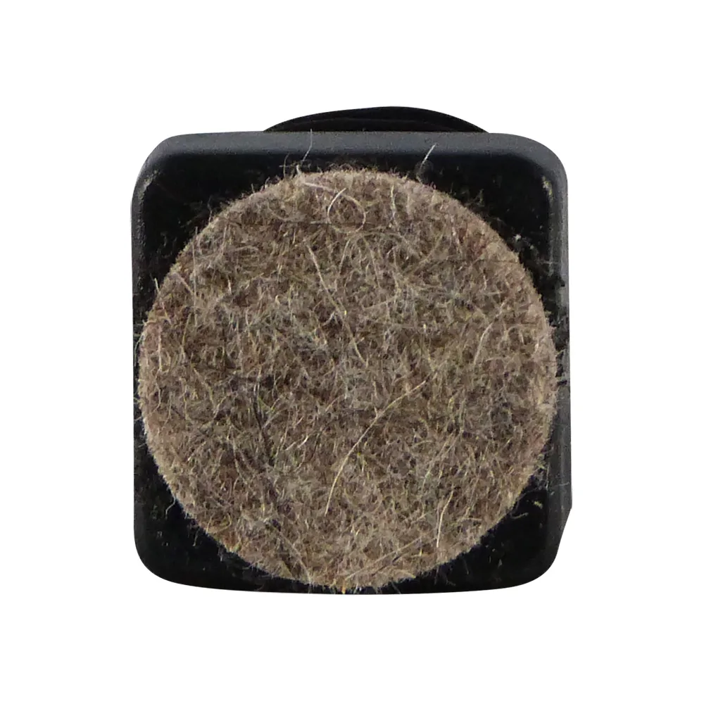 Contera cuadrada con lamas PE 25x25 - base inclinada 10° - Negro imagen 2
