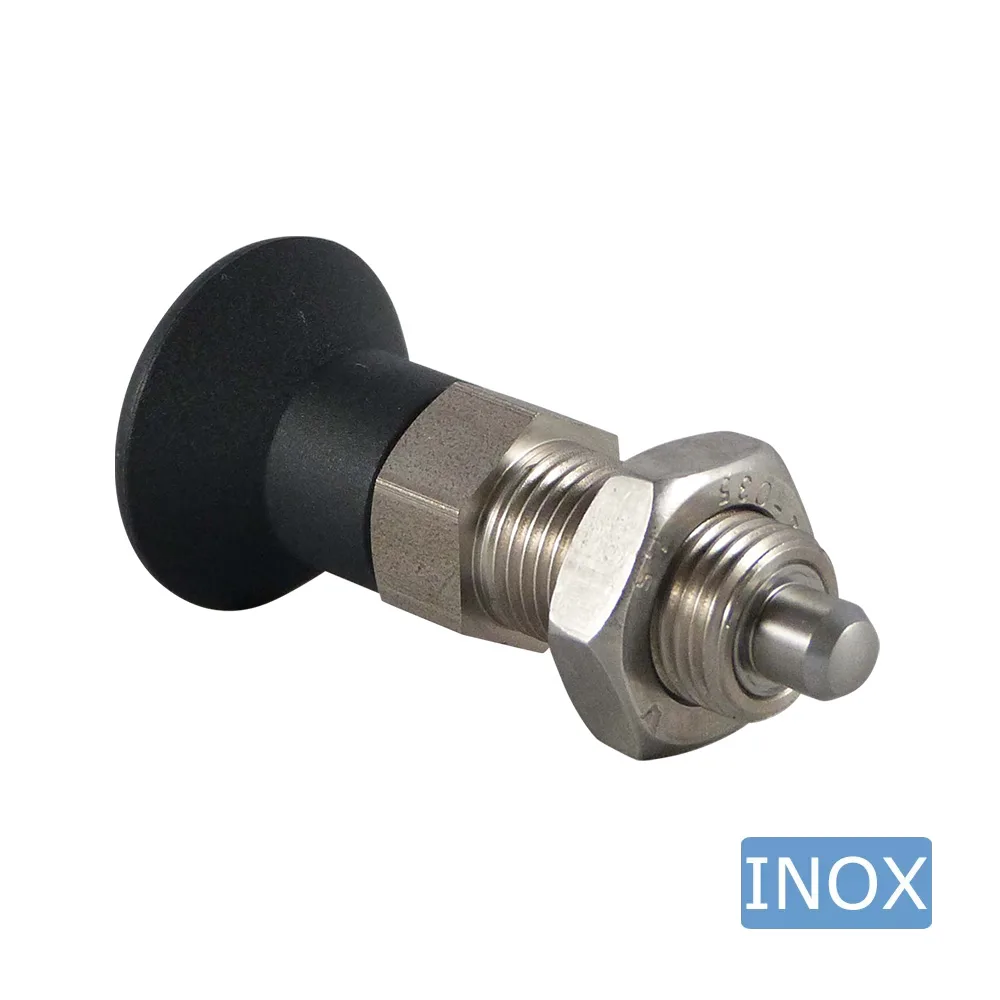 Posicionador con cuello hexagonal - acero inoxidable