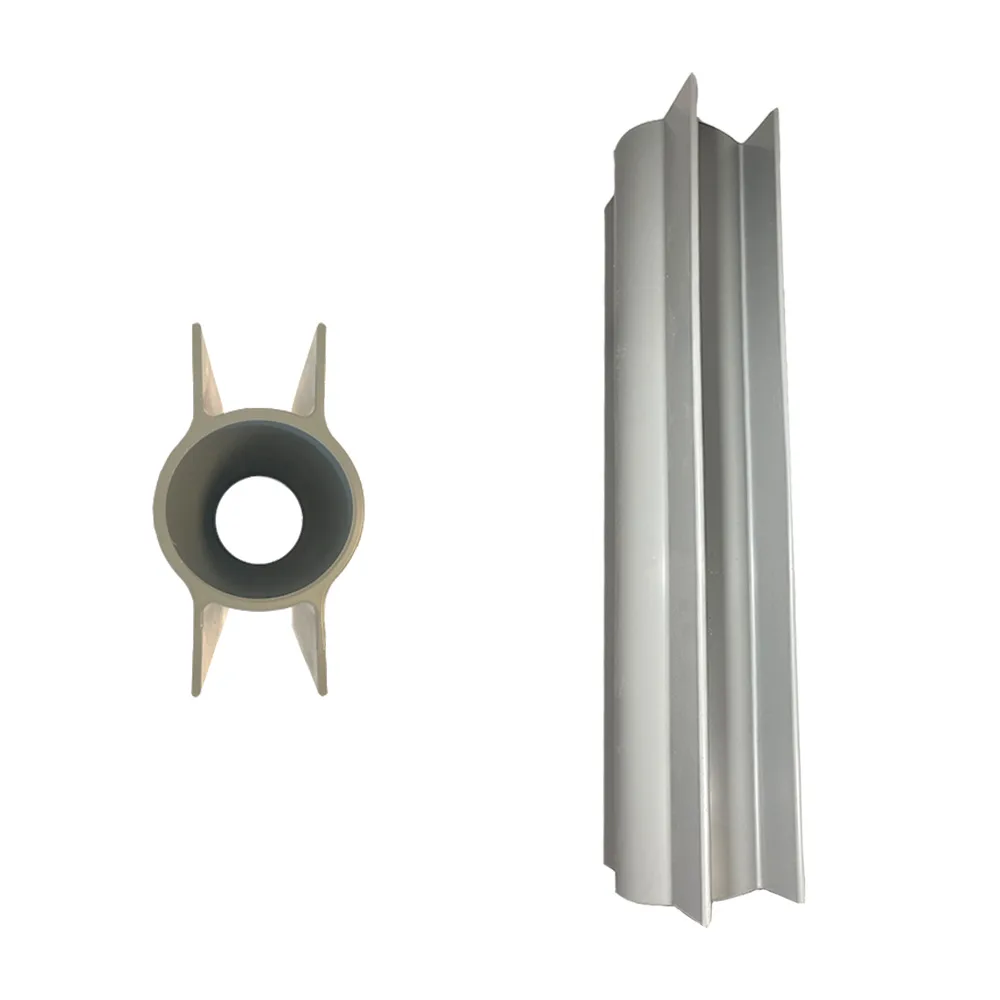 Soporte para placa de hormigón con pie PP Ø60x300 - Negro intenso imagen 2