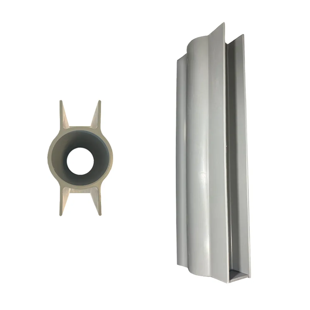 Soporte para placa de hormigón con pie PP Ø60x300 - Negro intenso imagen 3