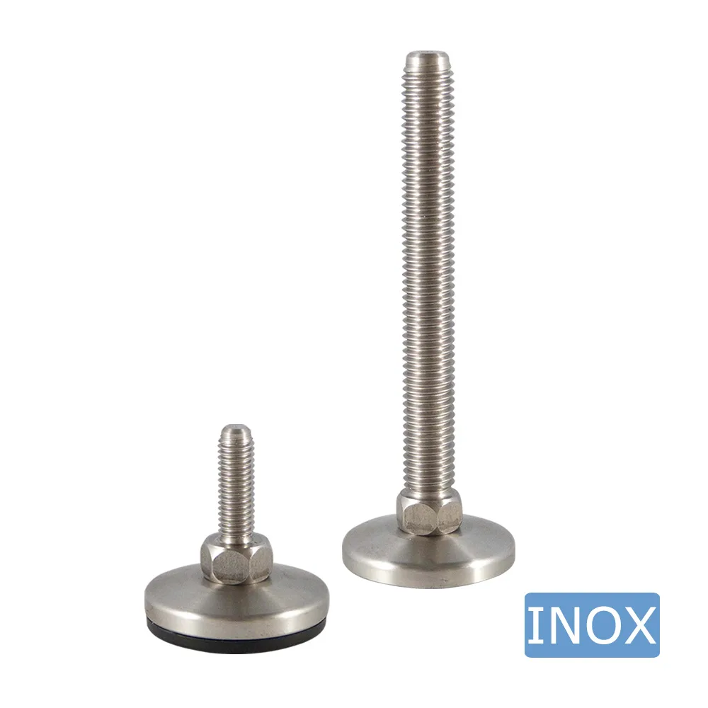 Pie nivelador inox – base articulada