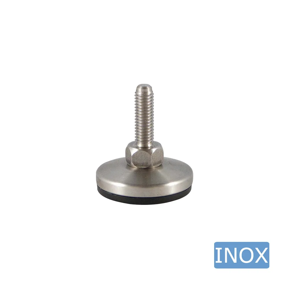 Pie nivelador inox – base articulada