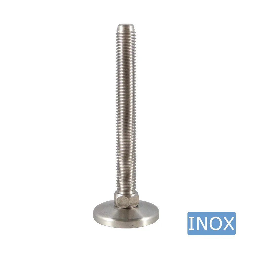 Pie nivelador inox – base articulada