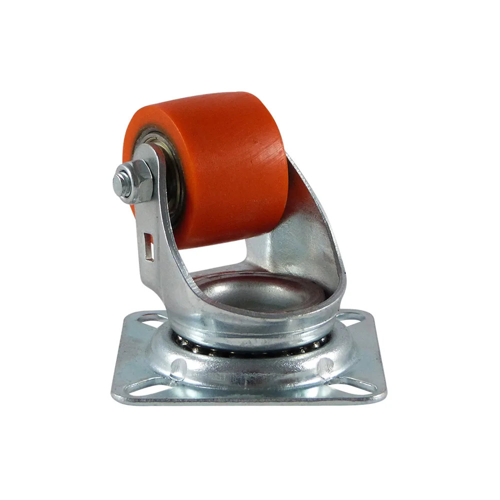 Rueda mini de carga pesada giratoria con platina