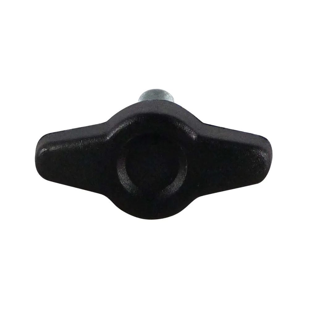 Tornillo de mariposa PA - modelo 3 - 40mm - M6x20mm St - Acero Zincado - Negro imagen 3