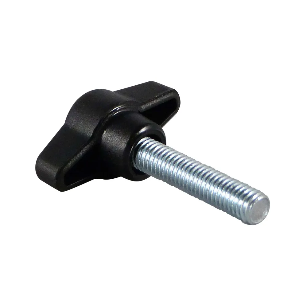 Tornillo de mariposa PA - modelo 3 - 40mm - M6x20mm St - Acero Zincado - Negro imagen 4
