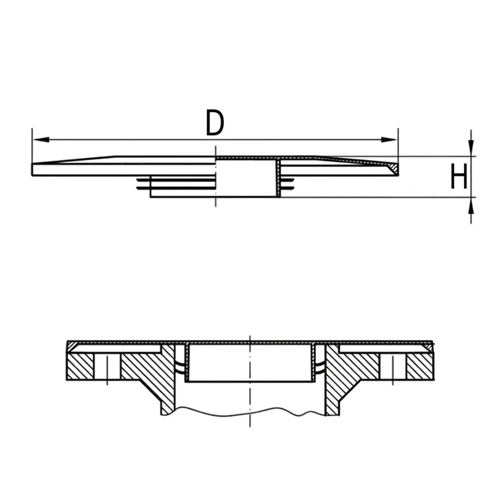 Dibujo técnico: Protector de brida encajable
