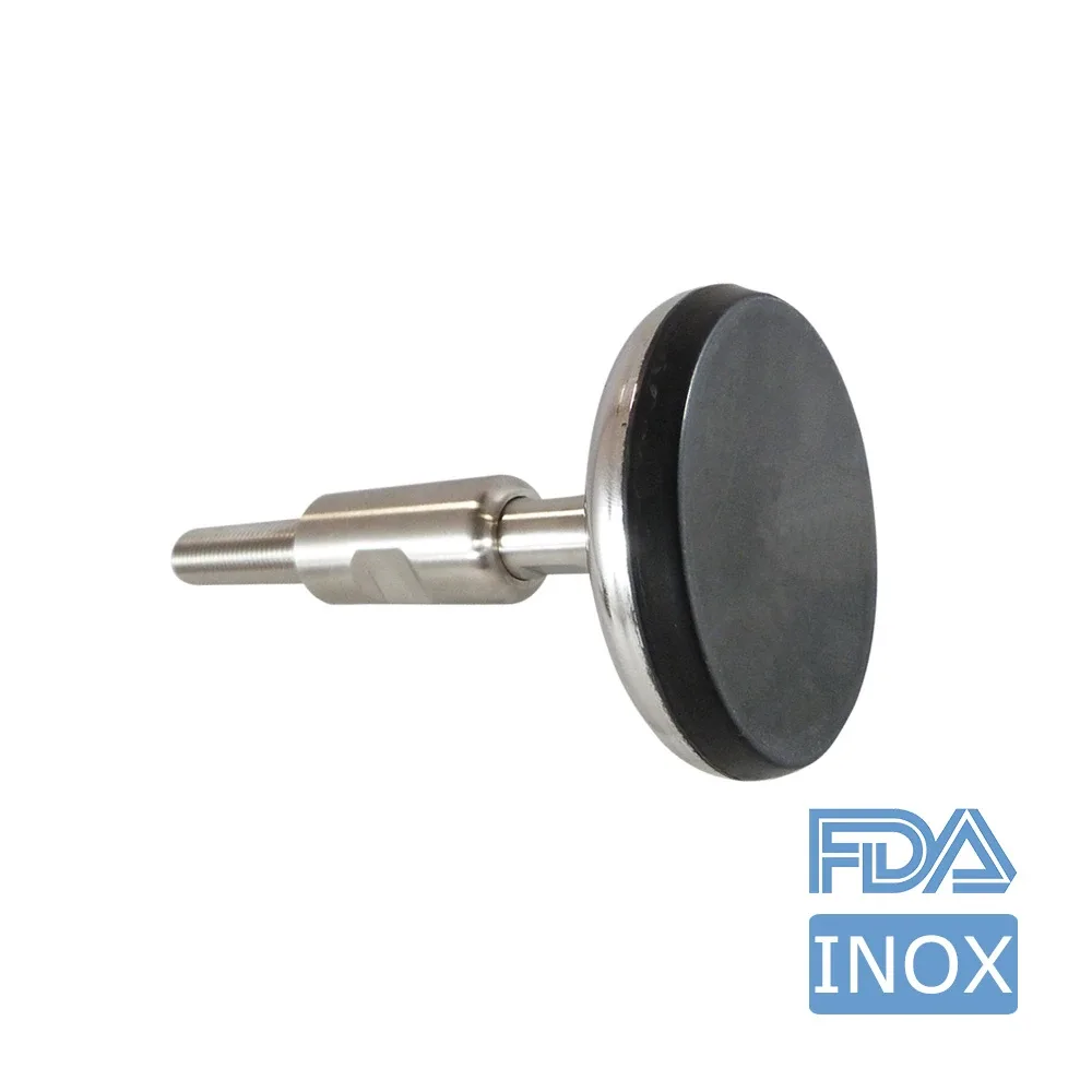 Pie nivelador de acero inoxidable – Higiene reforzada