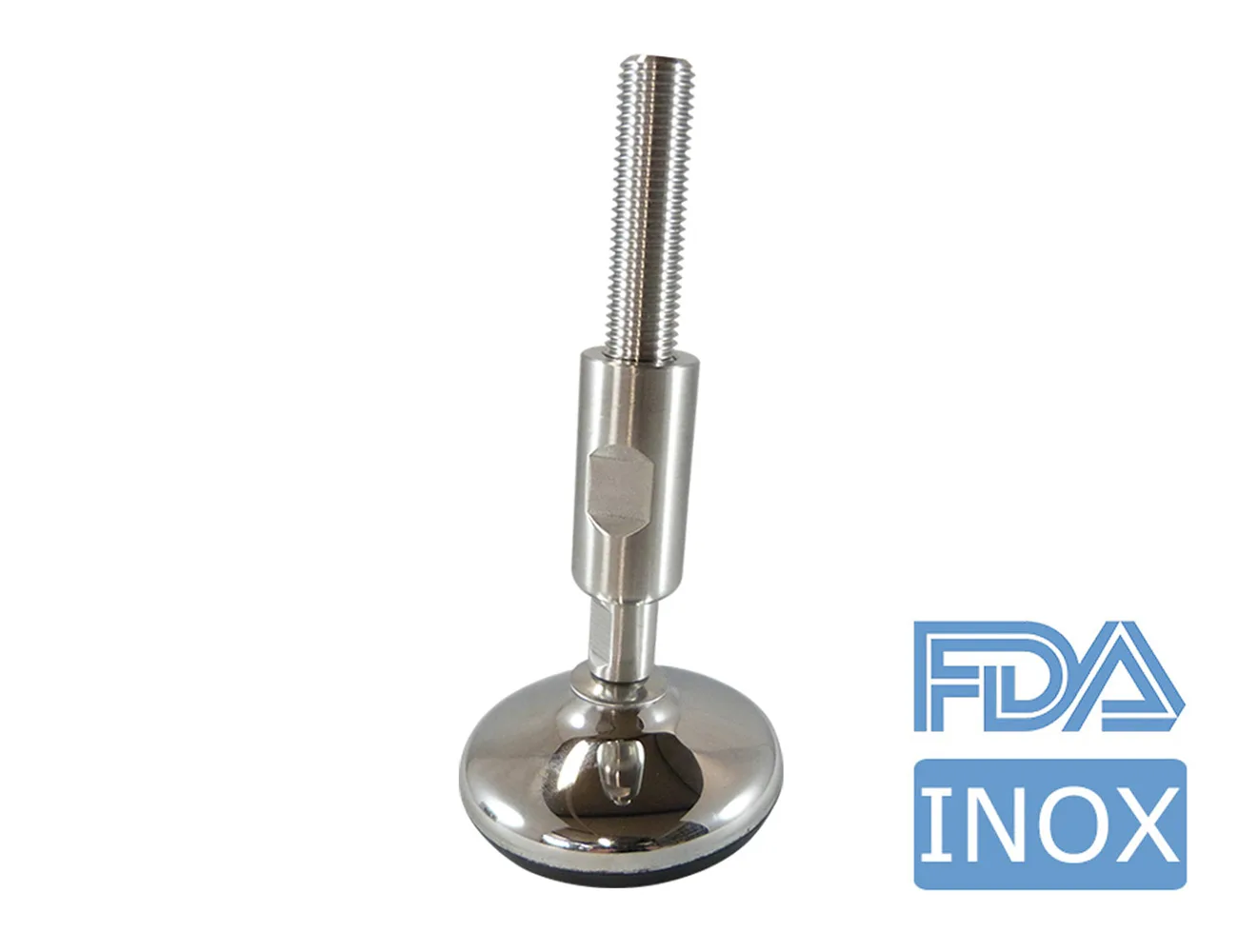 Pie nivelador de acero inoxidable – Higiene reforzada – Pies niveladores - acero inoxidable