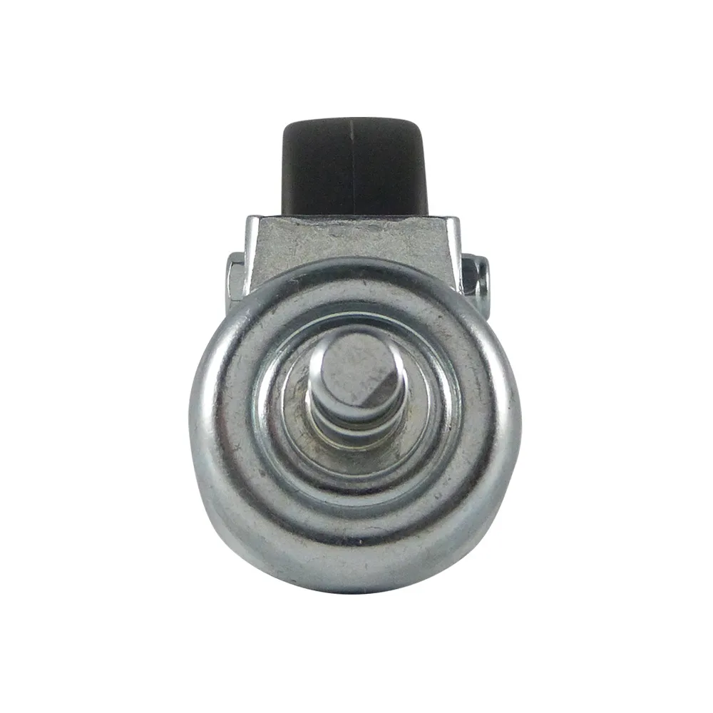 Rueda industrial giratoria con espiga